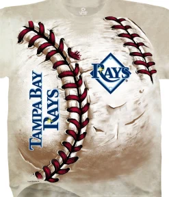 Outlet Tampa Bay Rays Hardball Tie-Dye T-Shirt T-Shirt | Tampa Bay Rays