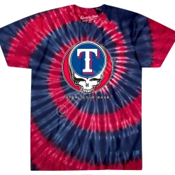 Clearance Texas Rangers Steal Your Base Tie-Dye T-Shirt T-Shirt | Texas Rangers