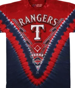 Discount Texas Rangers V Tie-Dye T-Shirt T-Shirt | Texas Rangers