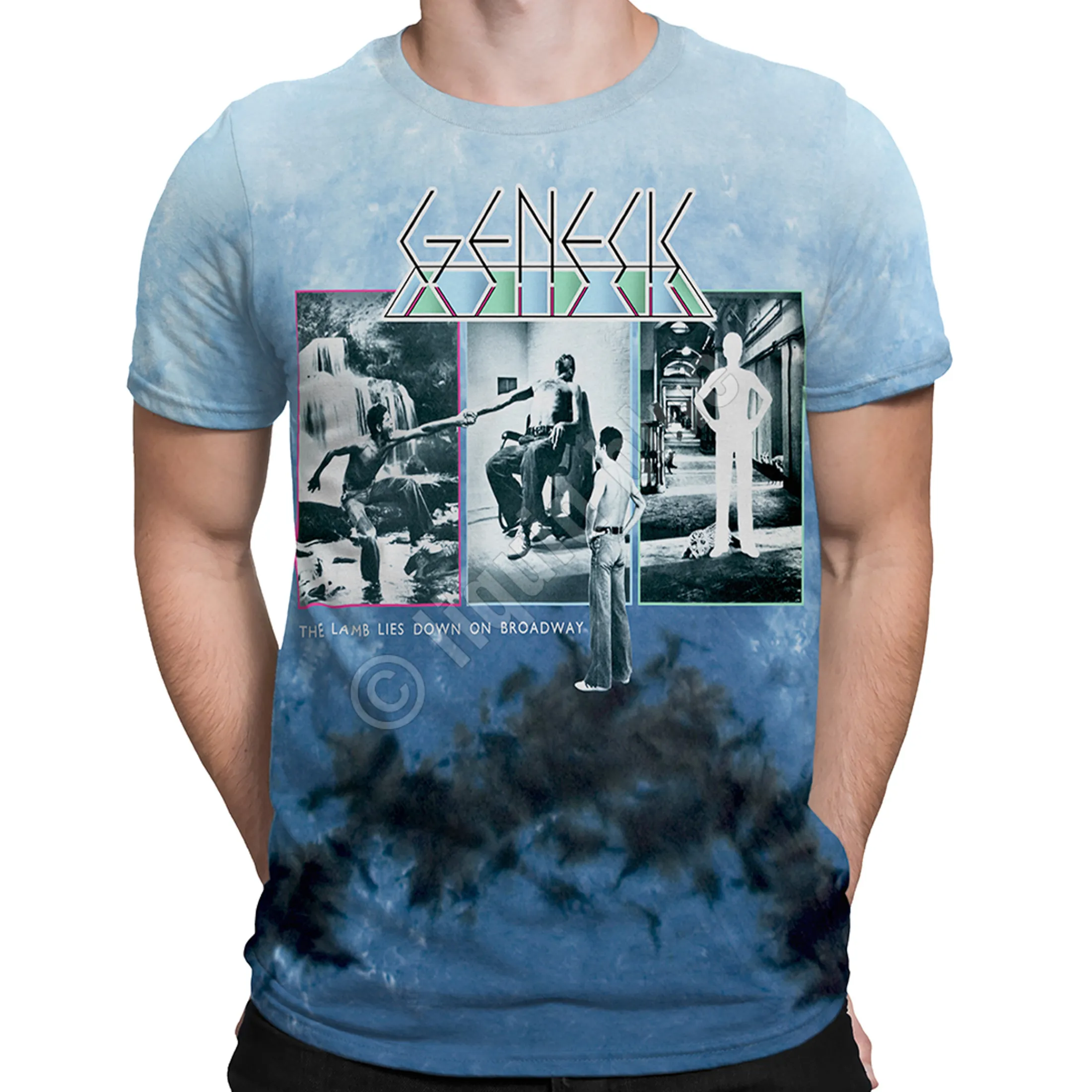 New The Lamb Lies Down Tie-Dye T-Shirt T-Shirt | Genesis