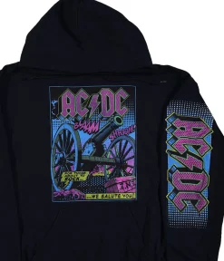 Online TNT Blacklight Black Sleeve Printed Hoodie Hoodie | Ac-Dc
