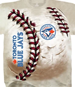 Sale Toronto Blue Jays Hardball Tie-Dye T-Shirt T-Shirt | Toronto Blue Jays