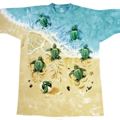 New Turtle Beach Tie-Dye T-Shirt T-Shirt | Aquatic