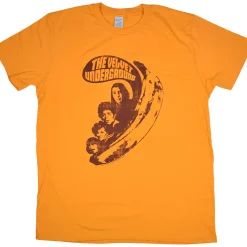 New Velvet Underground VU Says Yellow T-Shirt T-Shirt | Velvet Underground