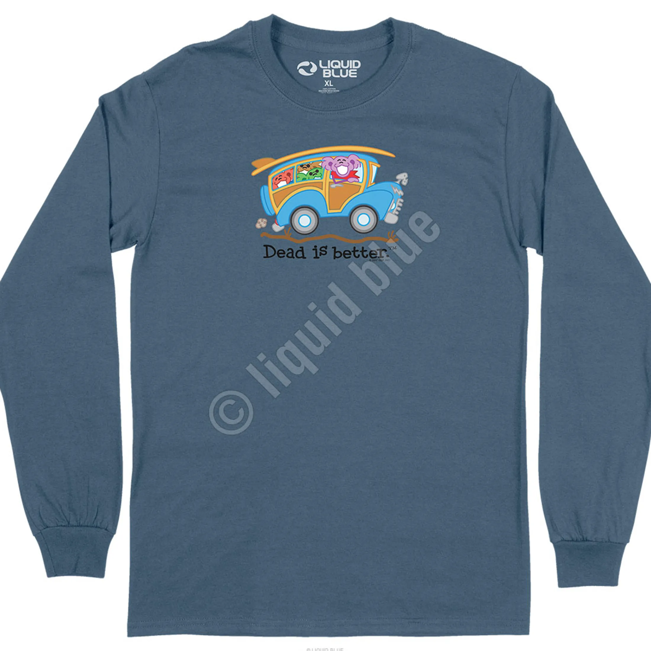 Sale Wagon Dead Is Better Long Sleeve T-Shirt Long Sleeve | Grateful Dead