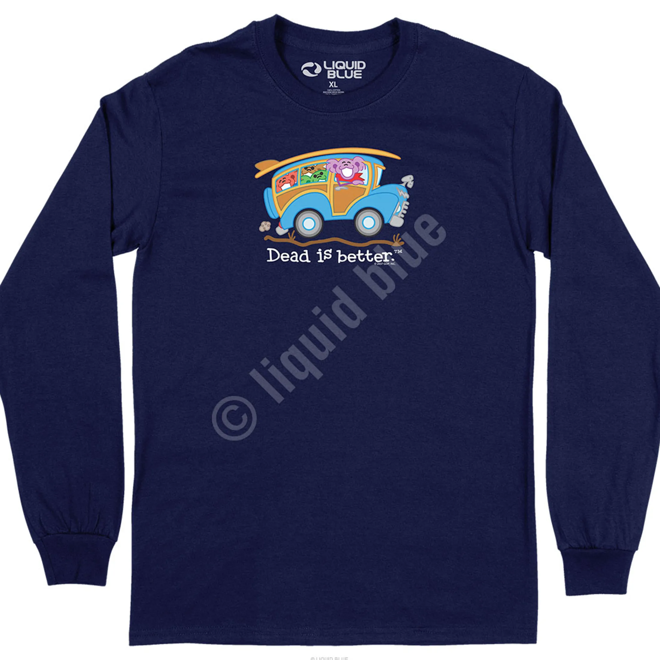 Sale Wagon Dead Is Better Long Sleeve T-Shirt Long Sleeve | Grateful Dead