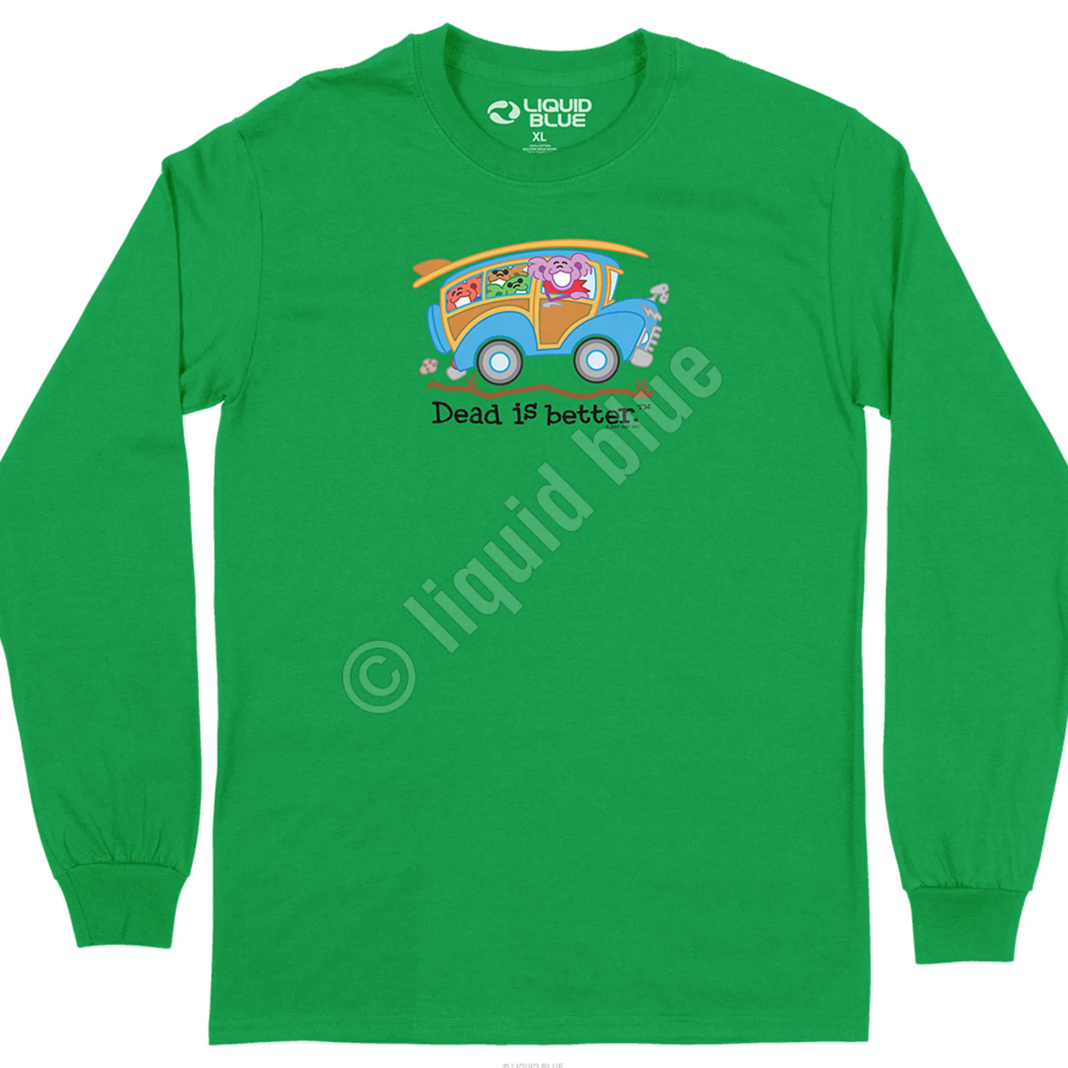 Sale Wagon Dead Is Better Long Sleeve T-Shirt Long Sleeve | Grateful Dead