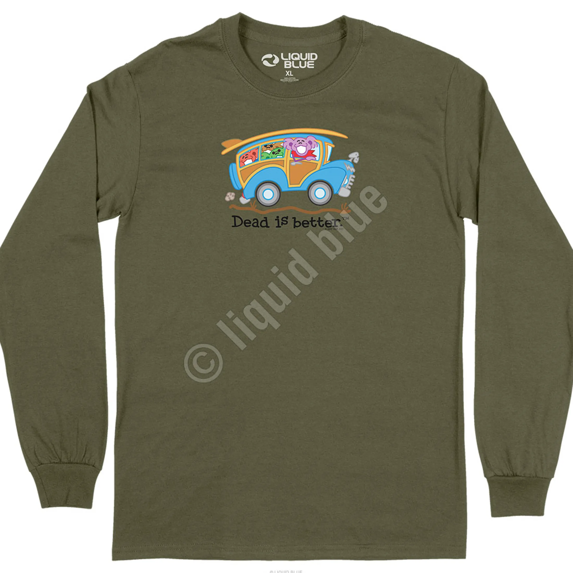 Sale Wagon Dead Is Better Long Sleeve T-Shirt Long Sleeve | Grateful Dead