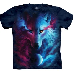 Fashion Where Light And Dark Meet Classic Cotton T-Shirt T-Shirt | Wolf Shirt Collection