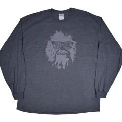 Online Widespread Panic Wukee Glasses Dark Heather Long Sleeve T-Shirt Long Sleeve | Widespread Panic