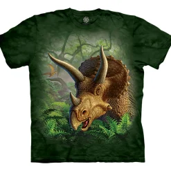 Fashion Wild Triceratops Classic Cotton T-Shirt T-Shirt | Dinosaurs