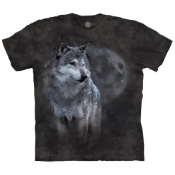 Clearance Winter Eve Wolf Kids' T-Shirt Kids Youth