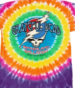 Sale Winterland 72 T-Shirt T-Shirt | Grateful Dead
