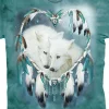 Hot Wolf Heart Classic Cotton T-Shirt T-Shirt | Wolf Shirt Collection