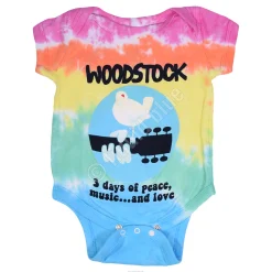 Sale Woodstock Banded Tie-Dye Onesie Kids Onesies | Woodstock