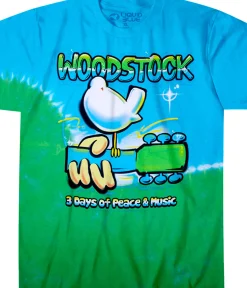 Outlet Woodstock Graffiti Tie-Dye T-Shirt T-Shirt | Woodstock