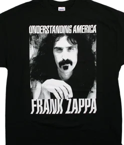 Sale Zappa Understanding America Black T-Shirt T-Shirt | Frank Zappa