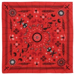 New Zest For Life Mtn Bike Red Bandana Bandanas | Liquid Blue